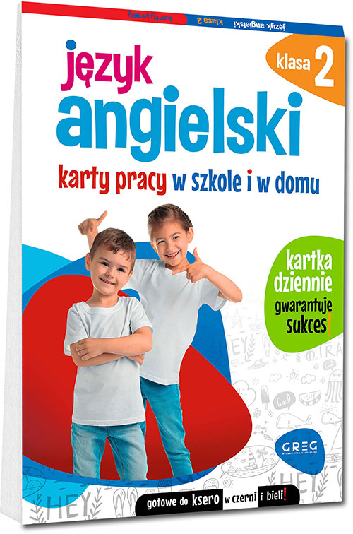J�zyk angielski. Karty pracy w szkole i w domu - klasa 2